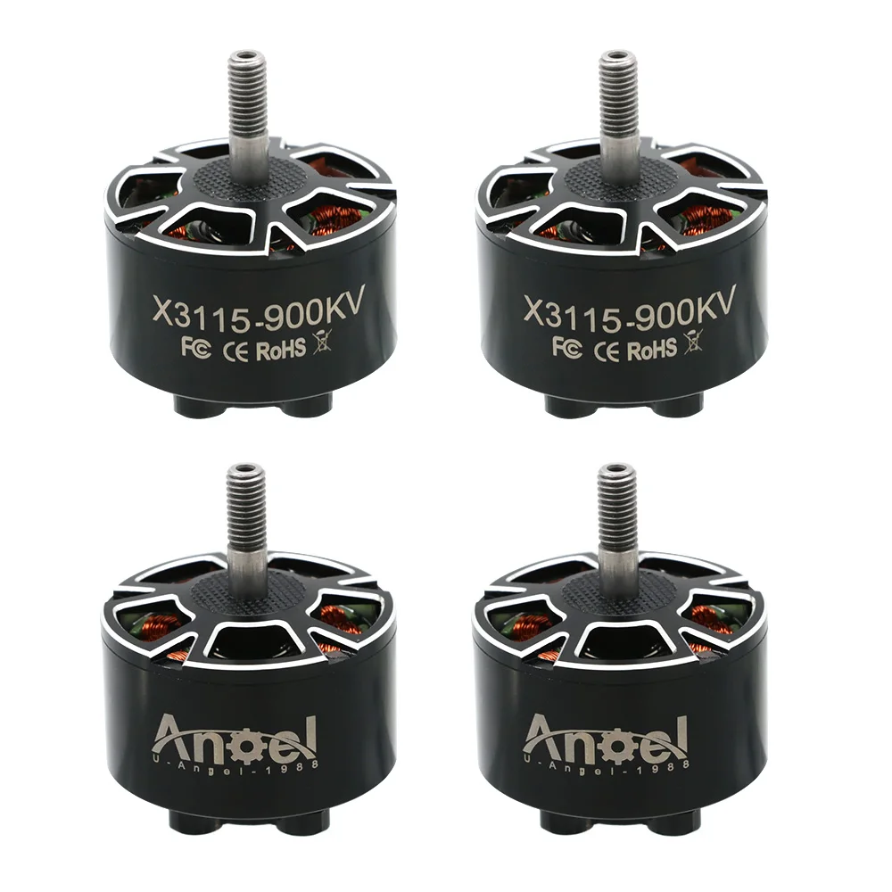 Фото 4 шт./лот UAngel X3115 900KV 1050KV 1200KV 6S бесщеточный двигатель для FPV 9-дюймовые 10-дюймовые дроны дальнего действия №1
