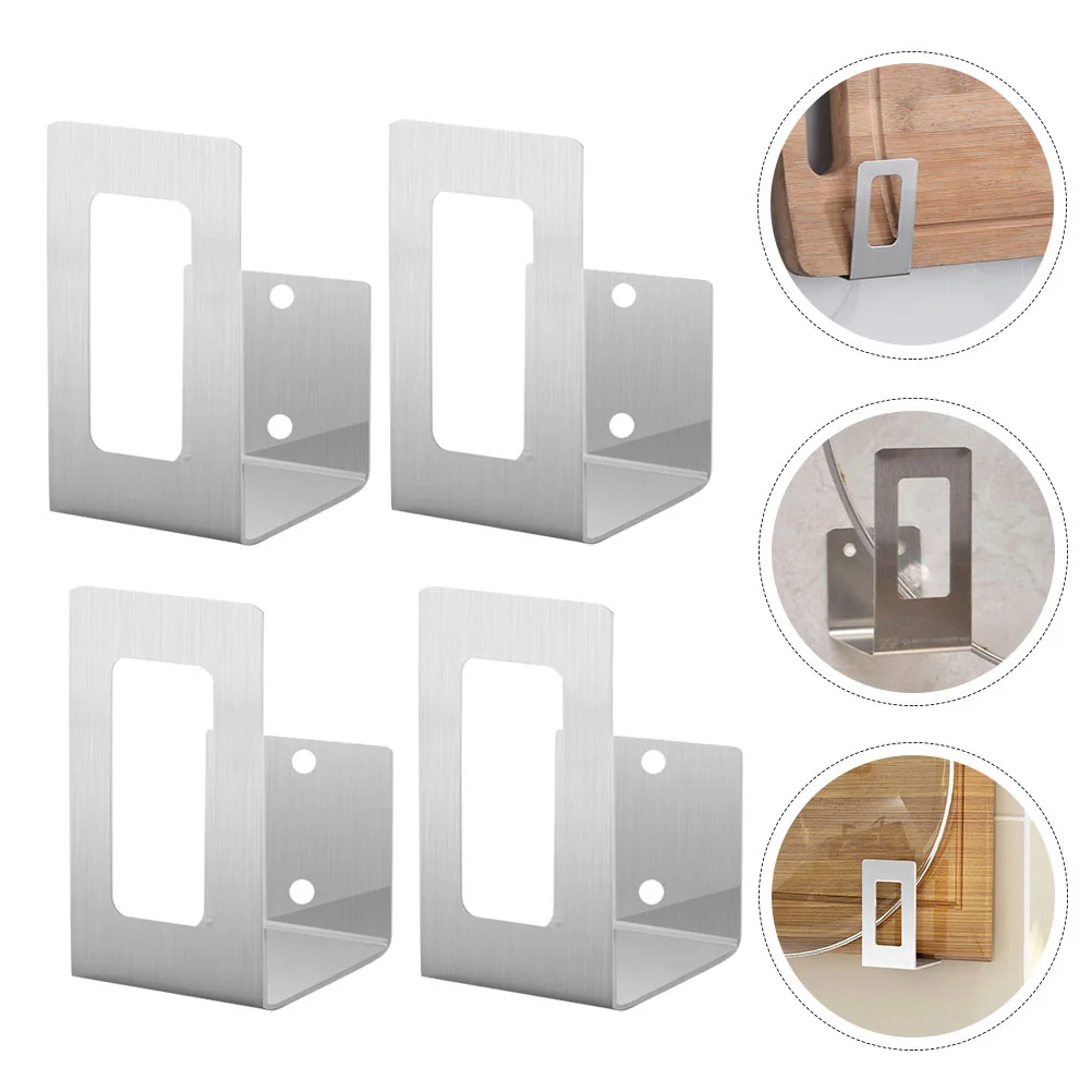 4 шт. держатель для крышки кастрюли разделочная доска настенный органайзер