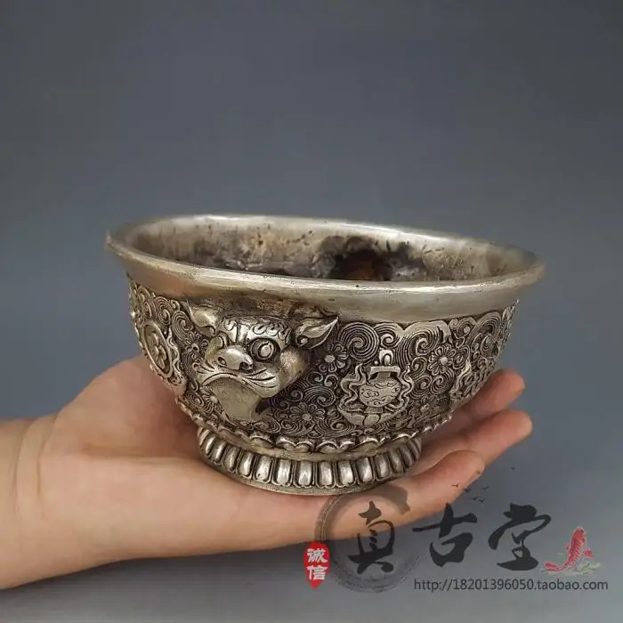 Специальная античная бронза белая медь латунь с серебряным покрытием восемь