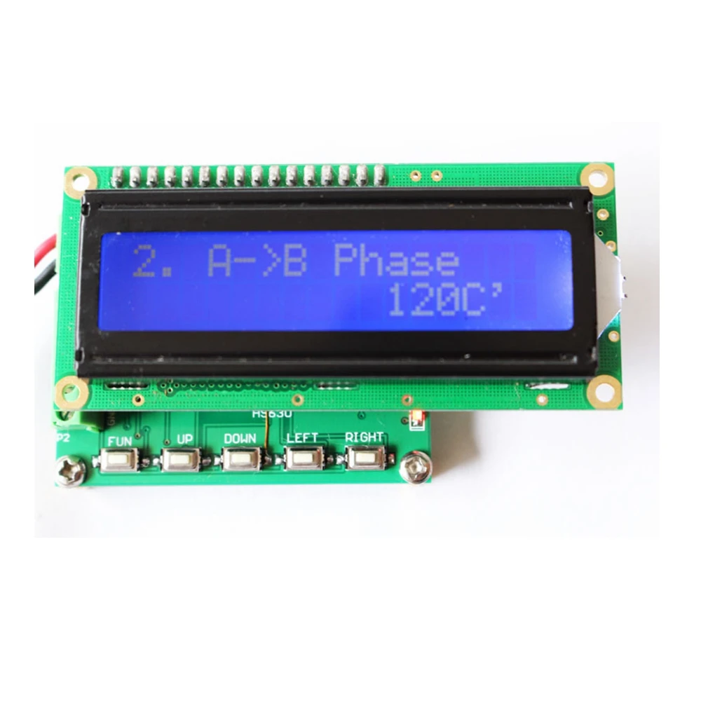 

HS630 three-phase sinusoidal signal generator with phase adjustable 0 to 360 degrees 0.1 to 2000 Hz band frequency meter