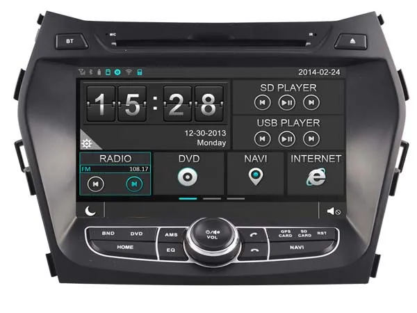 WITSON SANTA FE 2013 Автомобильная радионавигационная система WIFI фронтальная камера DVR