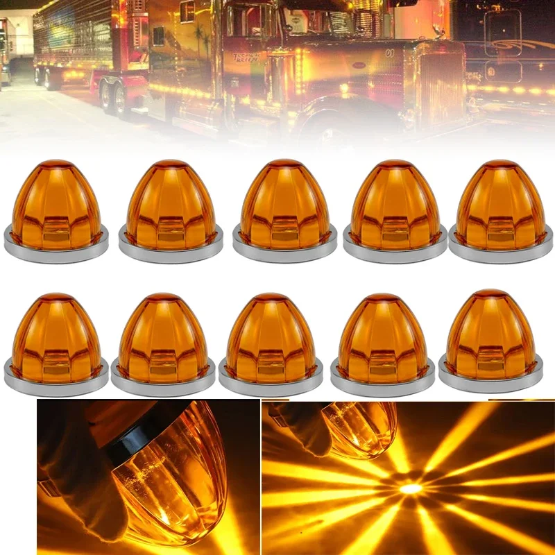 

2/6/10 шт. 12 В 24 В светодиодный боковой габаритный фонарь указателя поворота, сигнальная лампа для грузовиков, прицепов, лодок, караванов, автобусов, грузовиков