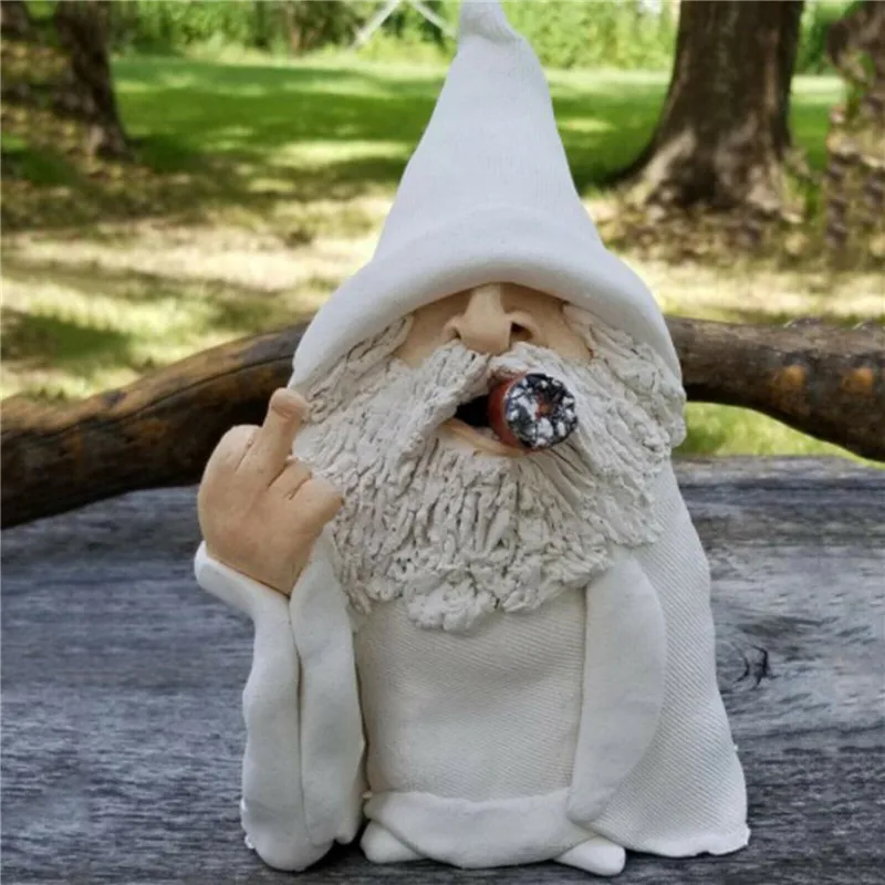 

Забавные курительные карликовые садовые скульптуры, украшения, волшебник, статуэтка для дома и улицы