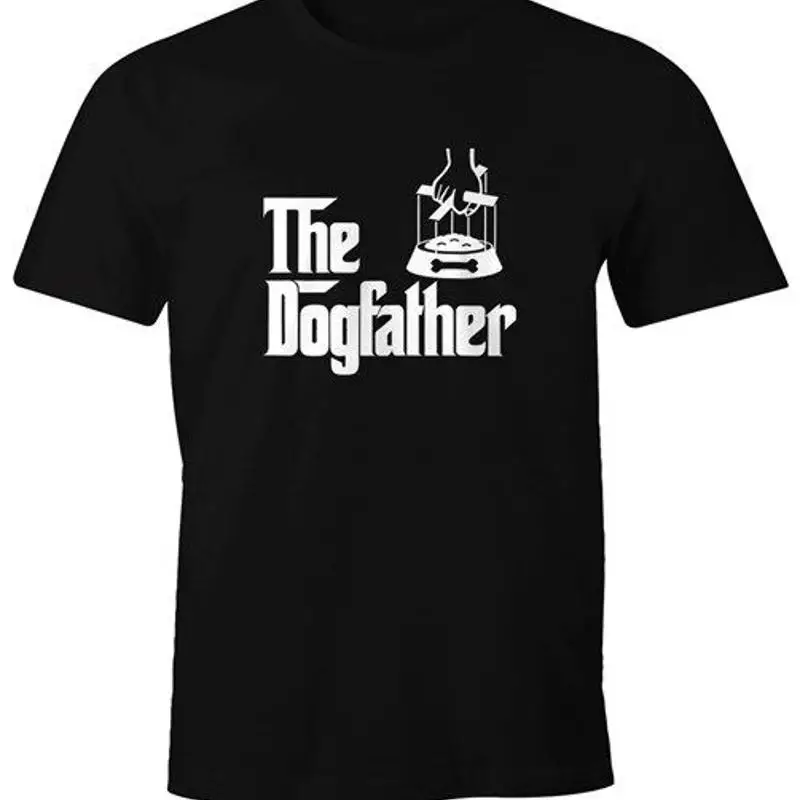 Фото Мужская футболка The Dogfather Fun Moonworks ® №1