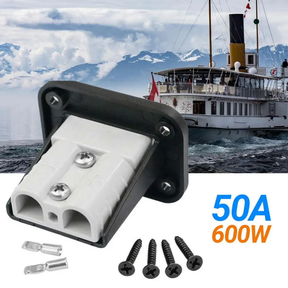 

Полезный разъем для зарядки Anderson, двойной USB, широкое применение, устойчивый к ржавчине, монтажный кронштейн Anderson, панель с хорошей проводим...