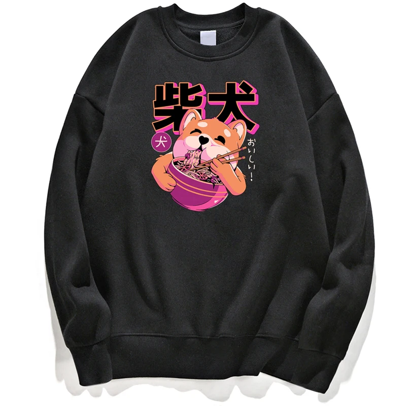 

Shiba Inu Hoodie Sweatshirts Cute Sweatshirt Jumper Hoody Hoodies Streetwear Pullovers Winter Autumn Pullover Crewneck Tops