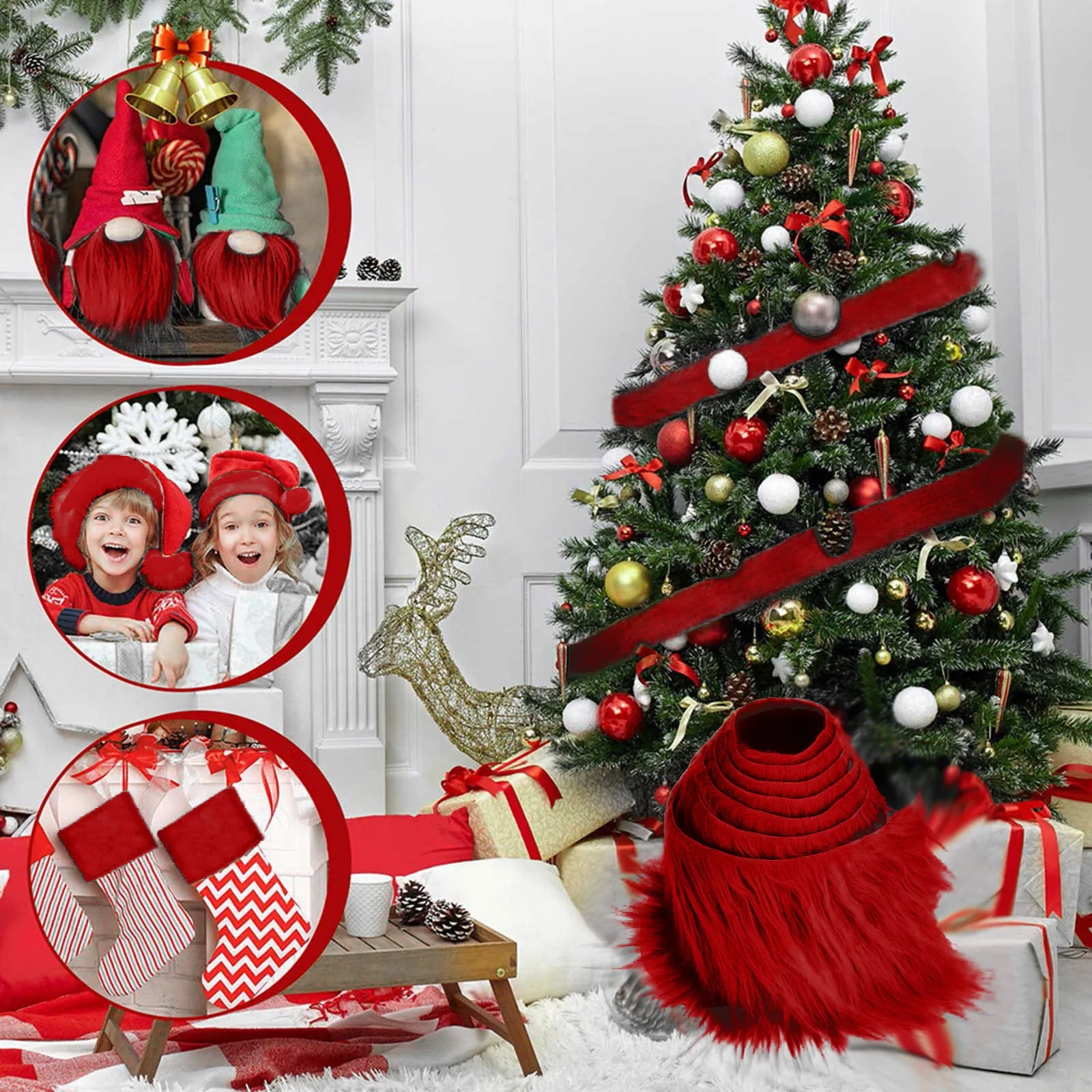 Пушистые Плюшевые Полоски Из Искусственного Материала Для Изготовления