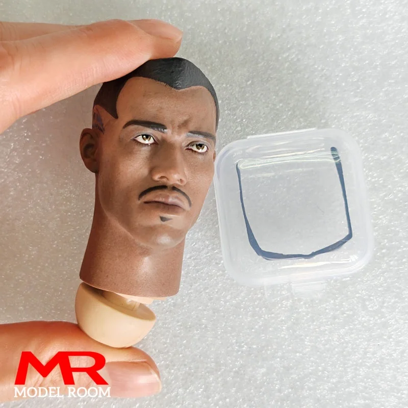 Масштаб 16, скульптура головы Wesley Snipes с солнцезащитными очками, модель резьбы по голову из ПВХ, подходит для 12-дюймовой фигурки мужского солдата, куклы на тело (art.: 3920ce9902179) - 3920ce9902179