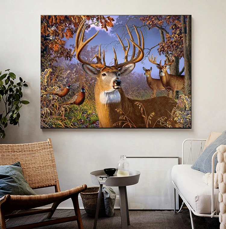 YOUQU животное алмазная живопись DIY олень Из алмазной вышивки Высококачественная