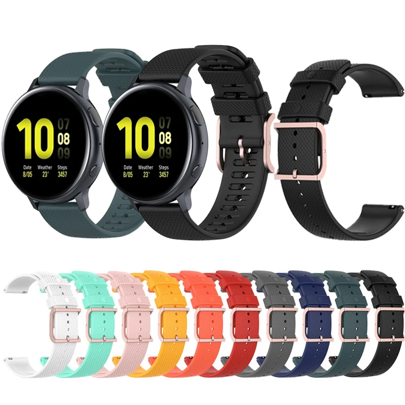 

Watch Strap Accessories For Ticwatch Pro X 2021 2020 PRO3 Lite GTX E2 S2 Silicone Waterproof Sweatproof Replacement Watch Band