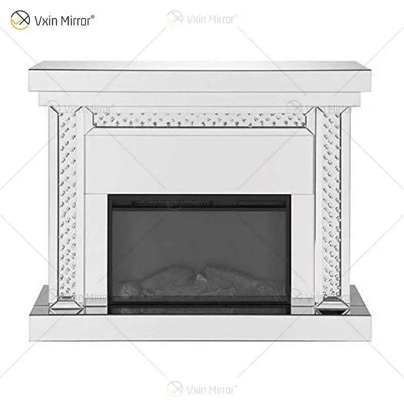 Зеркальный камин имитация огня Электрический сердечник для обогрева гостиной
