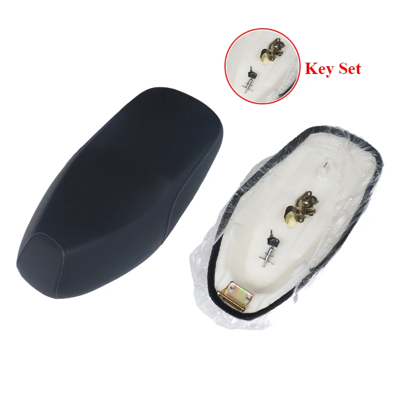 

Cushion Front and Rear Seat Backrest Seat Board Bag Lock Key Set for Harley Electric Car Double Seat Saddle Citycoco Car Parts
