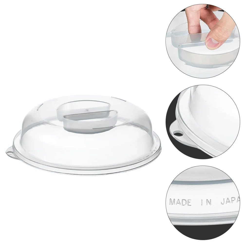 

Microwave Oven Cover Food Protector Transparent Lid Plate Micro-wave Kitchen Accessory Practical Pp Dust-proof For anti-splash