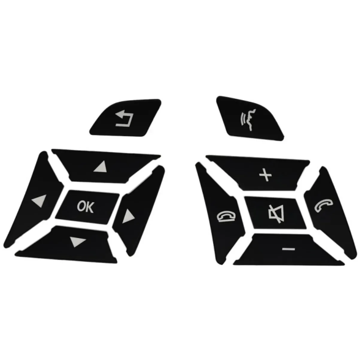 

Автомобильная кнопка на руле, накладка переключателя, украшение для Mercedes Benz A B C E ML GL CLA GLA GLK SL Class W176 W246 W212 W204