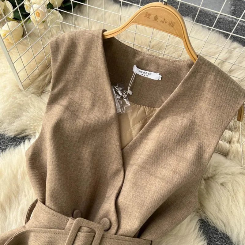 Корейский стиль свитер с высоким воротом комплект для женщин осенний