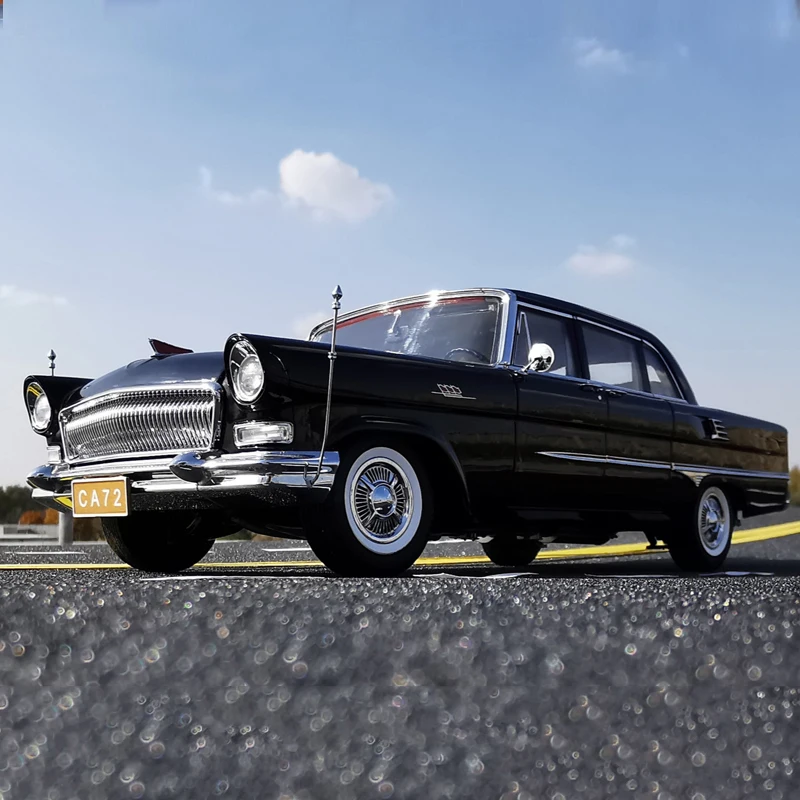 Модель автомобиля Hongqi CA72 премиум-класса из сплава, сделано в Китае, модель автомобиля Shijilong 1:18 Hongqi