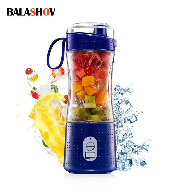 

Portable Smoothie Blender Usb Rechargeable Mini Mixer Juicer Cups Electric Fruit Juicer Shakes Smoothies Blender Kitchen Tool