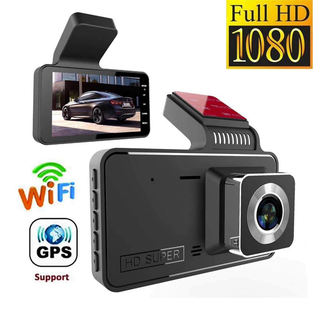 

Dash Cam Car DVR WiFi 4.0" Full HD 1080P Rear View Camera Video Recorder Night Vision Black Box Dashcam Auto DVRs GPS Tracker