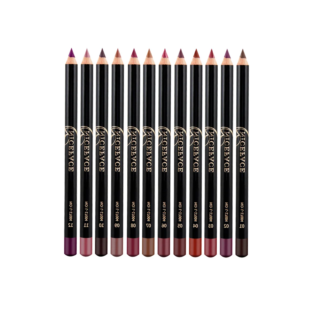 

Lipliner Waterproof Pigmented Color Pens Liplinerslimdefiner Moist Makeup Plumper Paintingfiller Set