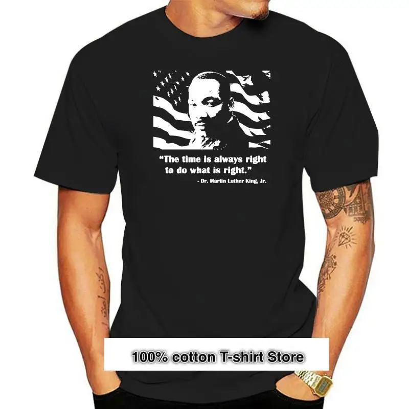 

Camiseta para mujer con frase inspiradora "Do What is Right MLK Jr", para mujer