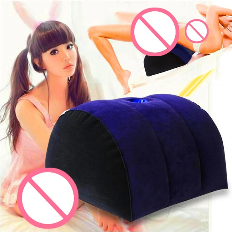 

Adult Sex Pillow G Spot Helpful Body Support Pads Back Inflatable Cushion Pillow For Sex Wiht Hole For Vibrator Dildo Sex Toys