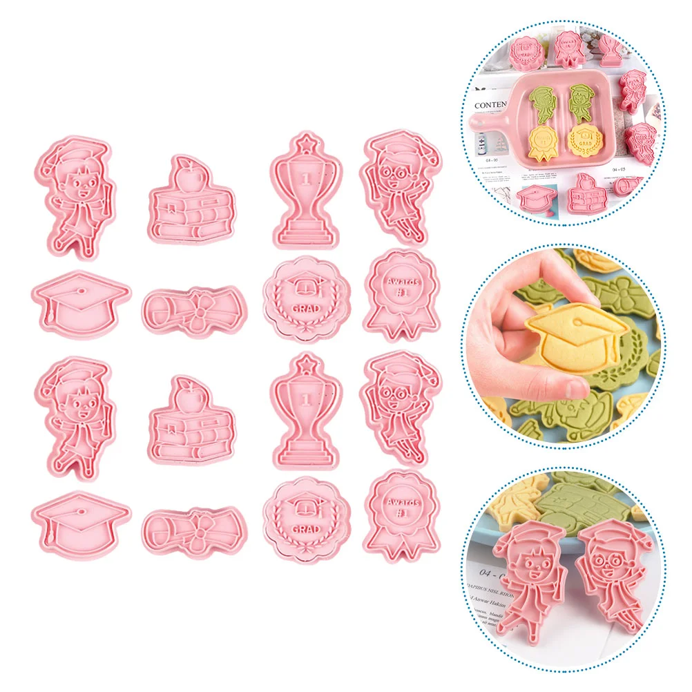 

Holiday Baking Tools Cookie Molds Small Biscuit Lovely Bakery Graduation Chocolate