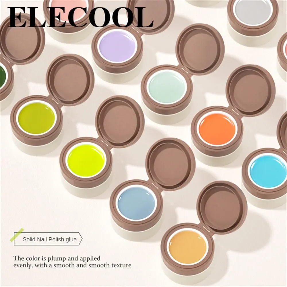 

Nail Glue Mud Gel Solid Nail Polish Solid Nail Gel Paint Gel Diy Creamy Texture Manicure Varnishes