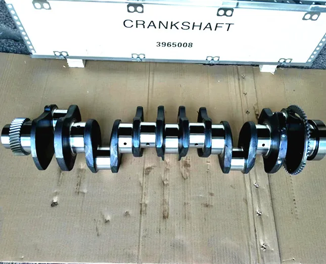 

Shiyan DCEC ISC8.3 Diesel motor part forged steel Crankshaft 3965008