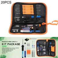 full set 60w electric soldering iron kit 110v220v internal heating adjustable temperature welding iron electronic repair tools