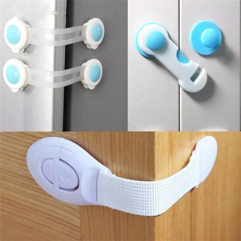 

1/5/10pcs Children's Cabinet Lock Baby Safety Protection Child Safety Latches Drawers Cupboards Childproof Product plastic latch