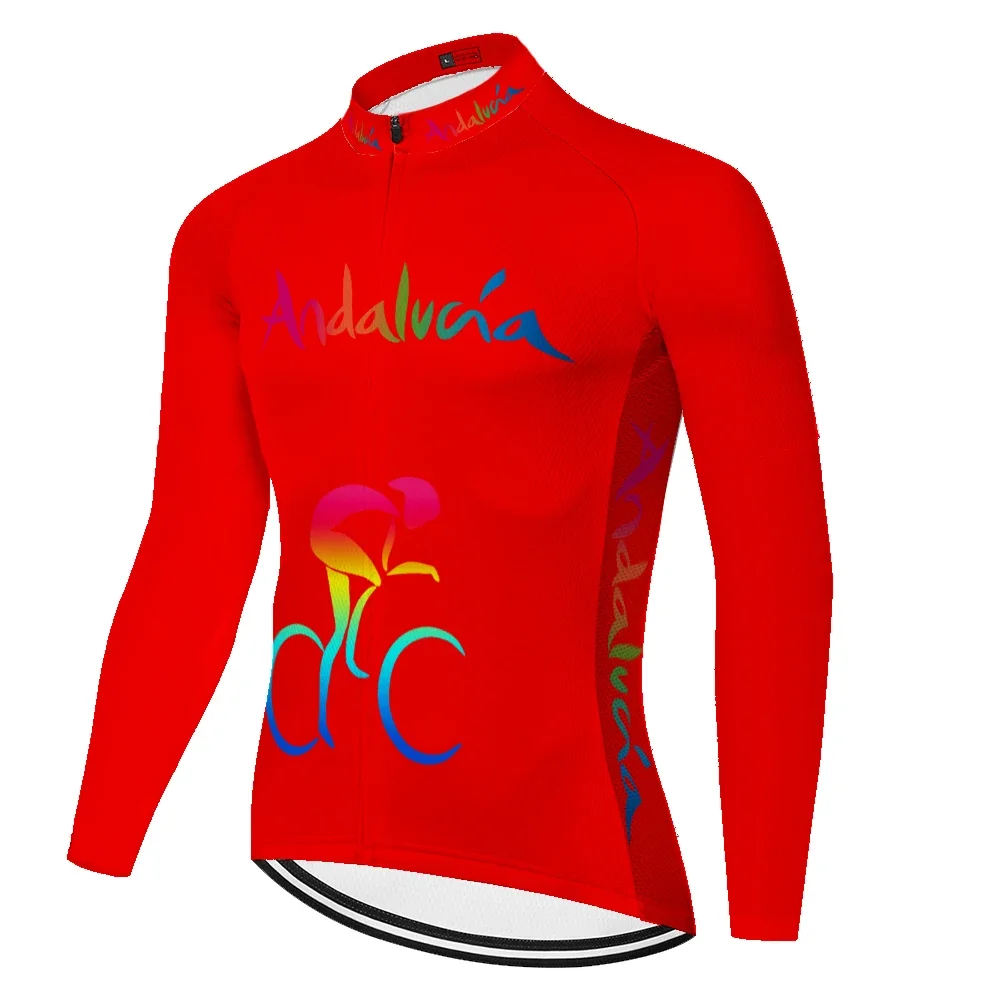 Andalucia Summer Spirng Hombre Maglia Uomo Camiseta Masculino 2023 майки Maillot Cyclisme Homme Camisa Ciclismo Masculina