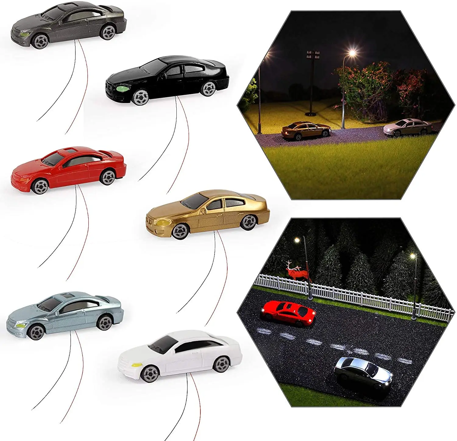 Model Multi Color Cars Miniature Building Materials Plastic Kid Toys 1:50 Scale DIY Dioramas For Architecture Train Layout  - buy with discount