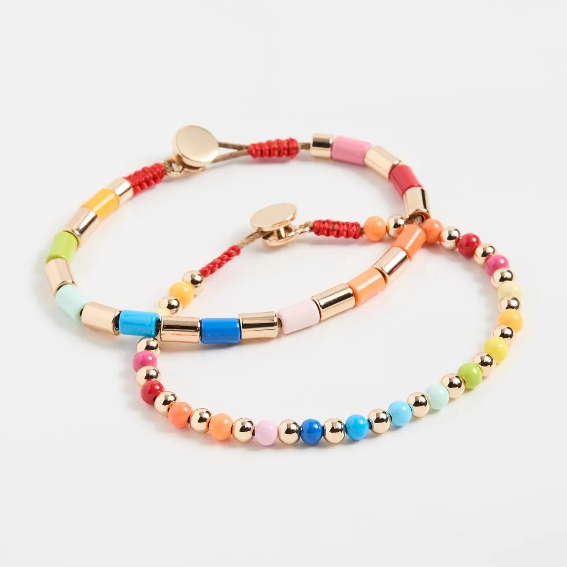 

KKBEAD Boho Summer Rainbow Beads Bracelets for Girl Friends Gift Enamel Tile Beads Bracelet For Women Jewelry Pulseras Femme