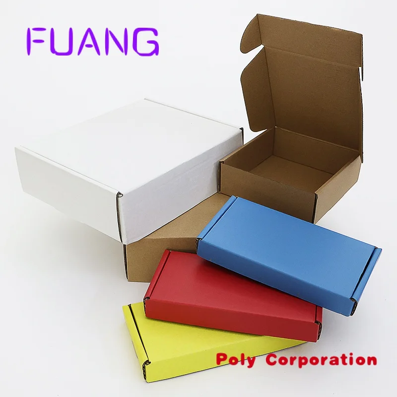Customized Recycled Matte Black Printing Corrugated Cardboard Carton Mailer Shipping Mail Boxpacking box for small business