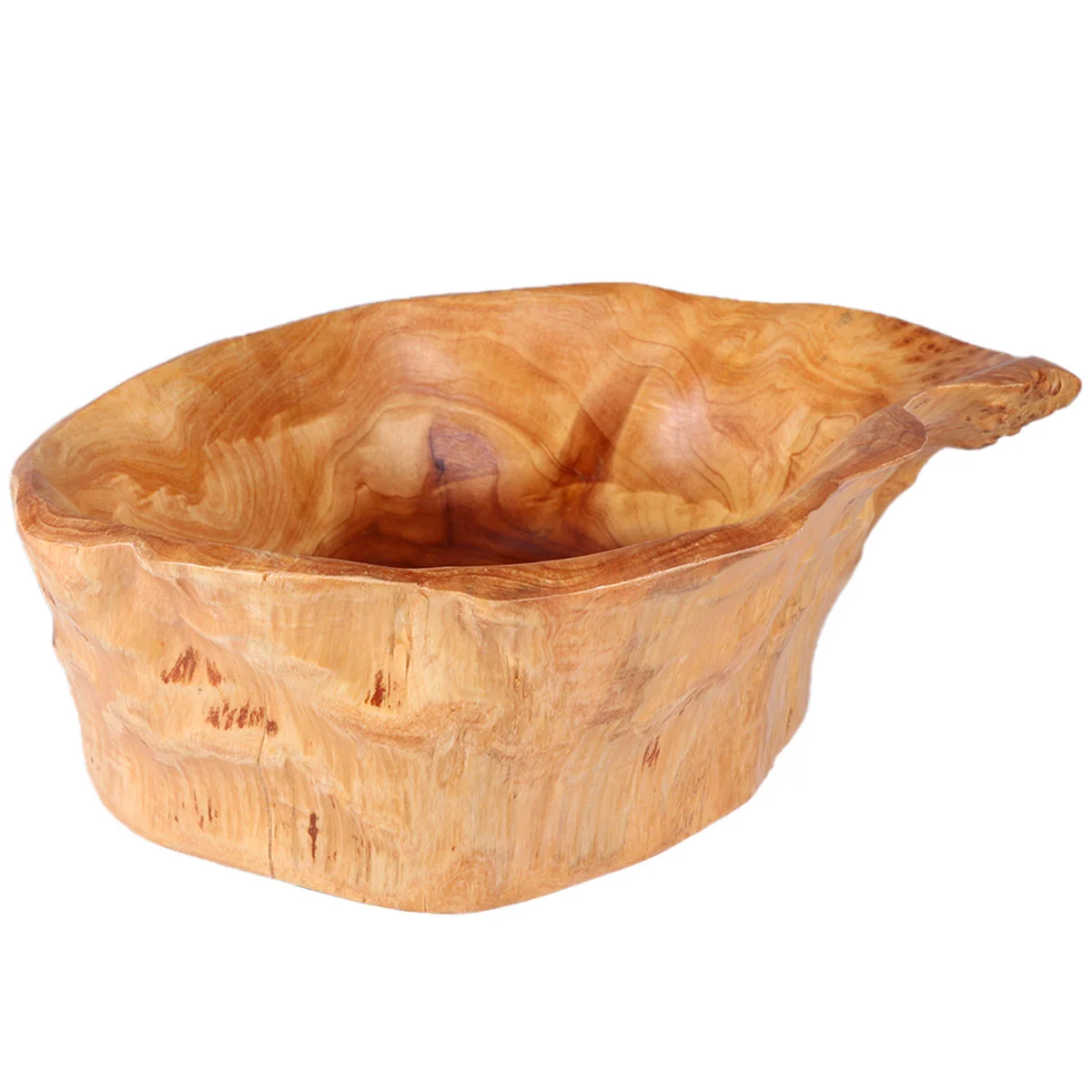 

Bowl Wooden Bowls Serving Fruit Wood Candy Salad Plate Container Dish Platter Tray Appetizer Carved Decorative Food Prep Kitchen