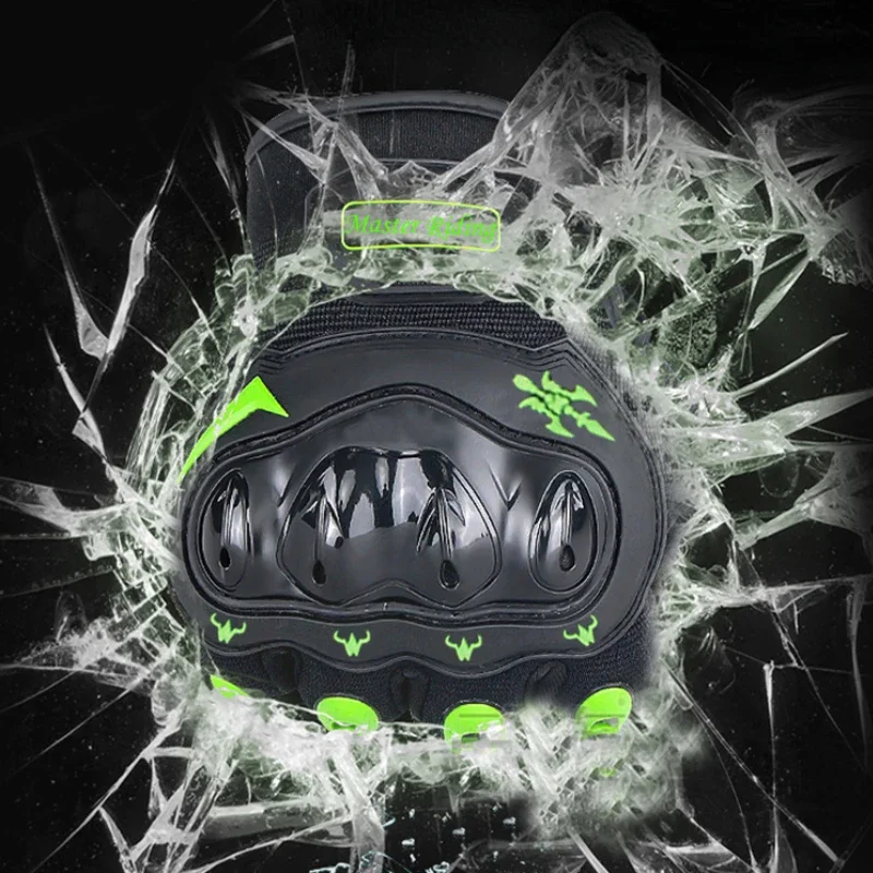 Мотоциклетные перчатки с сенсорным экраном дышащие защитные для спорта на