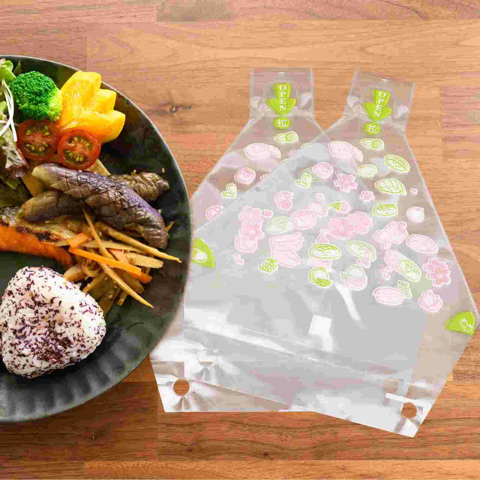 

Японский Декор суши мешок декоративные Onigiri обертки украшения оптом 4x4 см одноразовая упаковка пластик