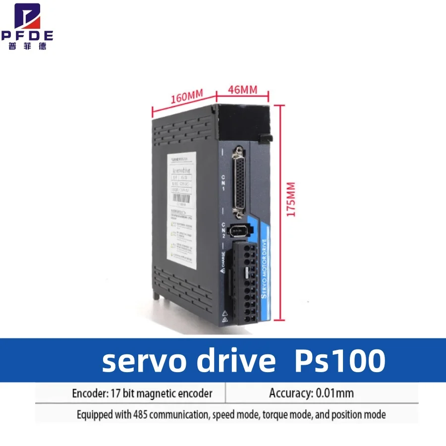 Фото Сервопривод PS100 PFDE 400W 600W 750W 1000W. Подходит для всех серводвигателей марки PFDE в моем магазине. №2