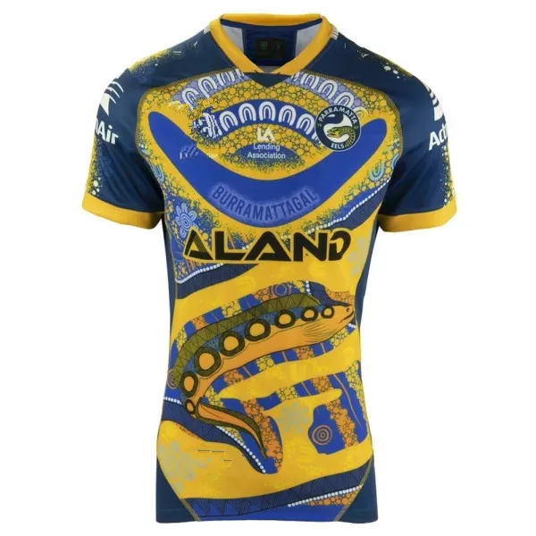 

2022 PARRAMATTA EELS INDIGENOUS RUGBY JERSEY SHORTS size S-M-L-XL-XXL-3XL-4XL-5XL