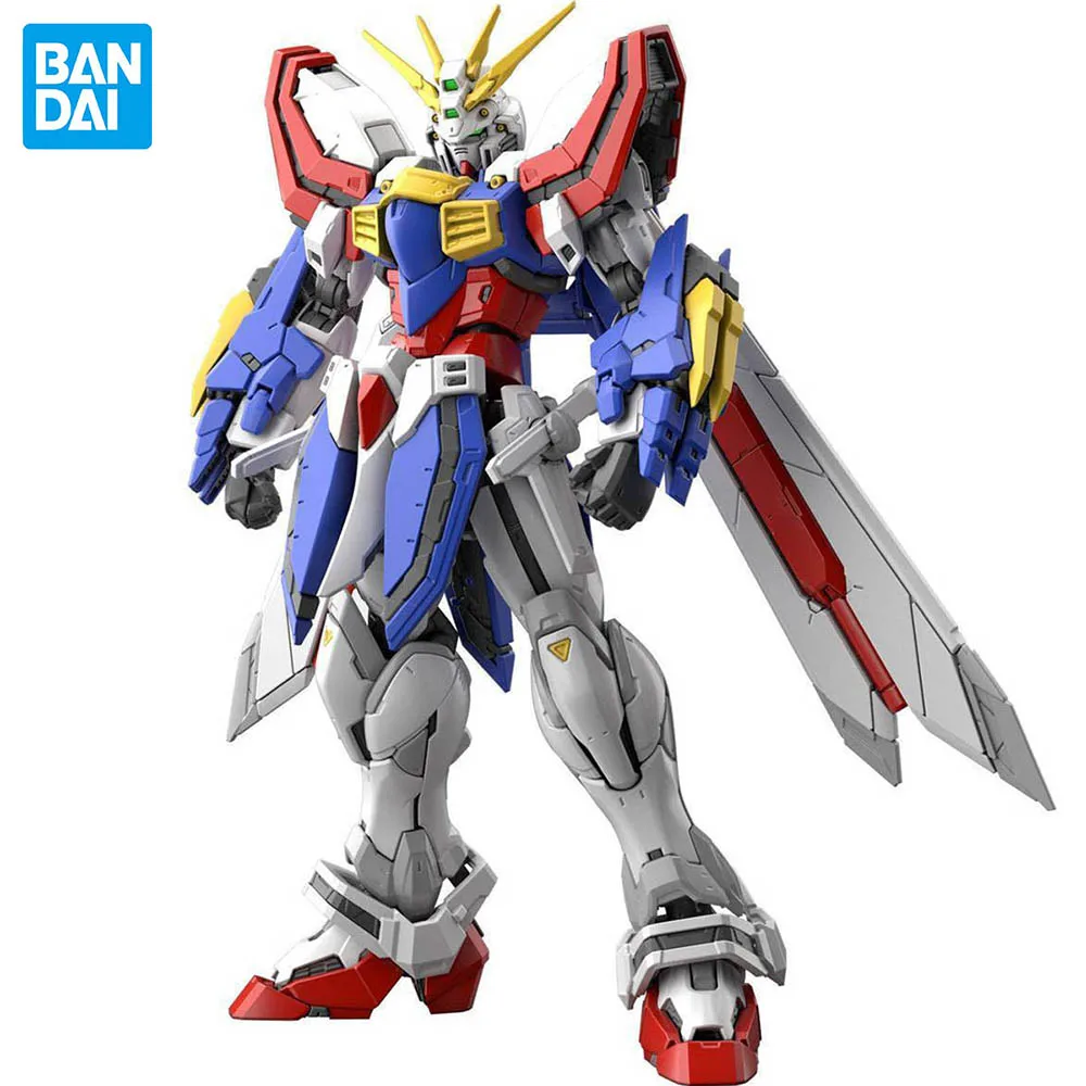 

Bandai RG Gundam 1/144 GF13-017NJ God Gundam Mobile Fighter G Gundam Original Collectible Action Figure Anime Robot Model Toys