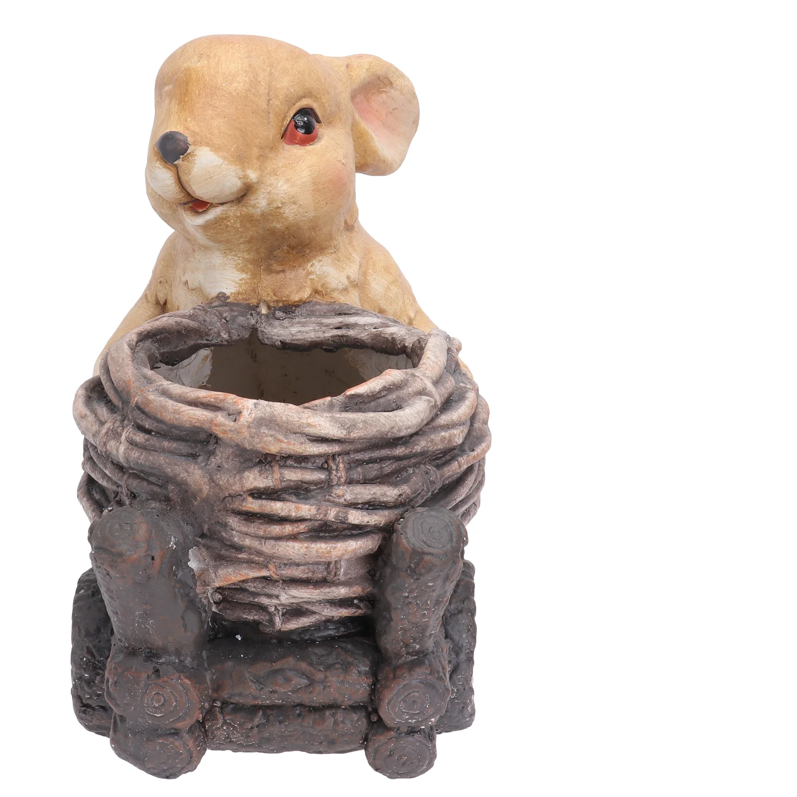 

1 Pc Creative Practical Portable Bunny Statue Decor for Yard Home Garden