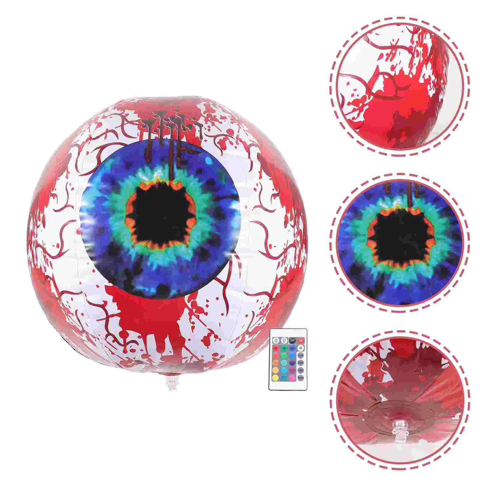 Орнамент Хэллоуин украшения для бассейна надувные огни глаз поставки ПВХ на