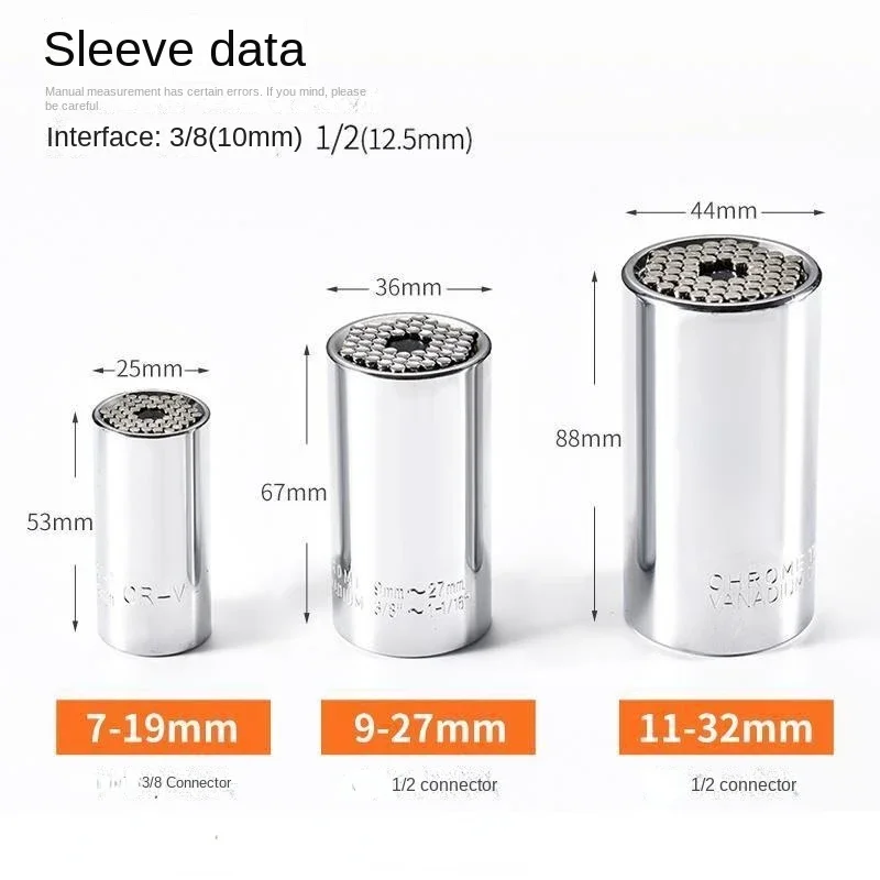 Набор многофункциональных торцевых ключей с быстрым храповым ключом для