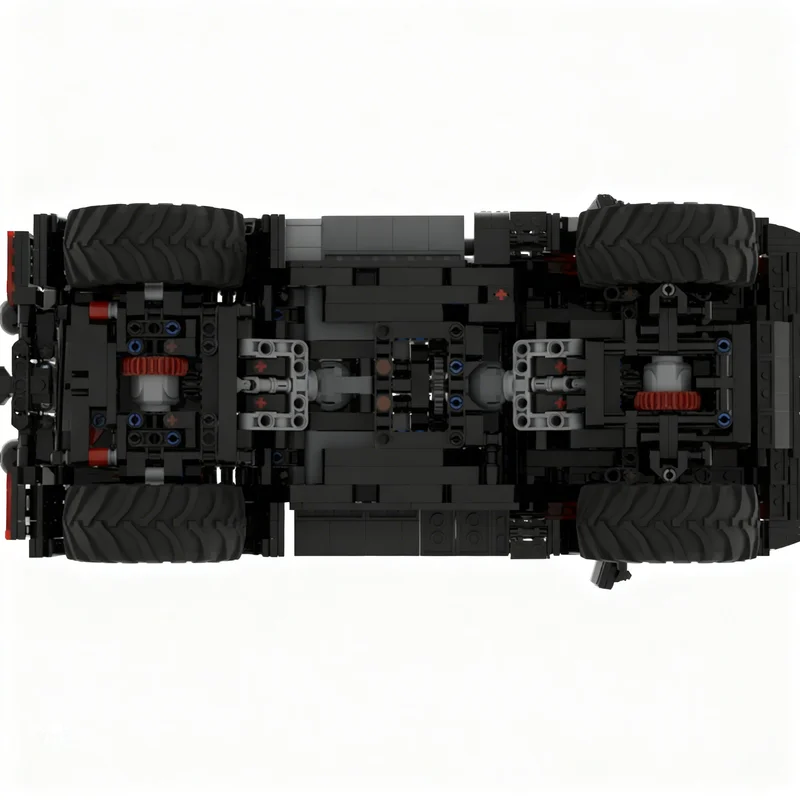 2107 деталей MOC Technical Expert Builder RED Mercedes Unimog U5023 Модульные Насадки Control+ Модель Строительных Блоков (art.: 3920dcd2aa4d9) - 3920dcd2aa4d9