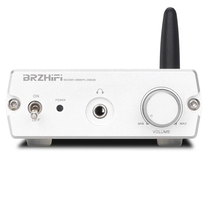 

BRZHIFI Hot Selling Stereo Audio ES9038 Decoding Lossless Bluetooth Audio Receiver Audiophile Grade CSR8675 LDAC