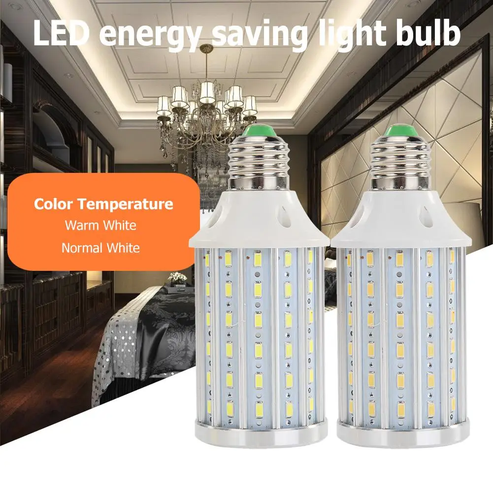 

E27 LED Corn Lamp 25/20/15/10W 5730SMD Aluminum Chandelier Bulb 42 Lamp Beads Home Living Room Lighting White/Warm White