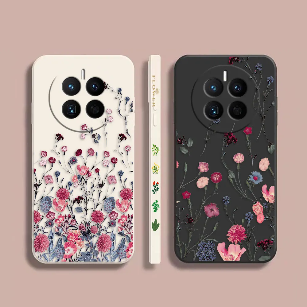 

Vintage Leaves Flower Flowers And Plants Case For Huawei MATE 10 20 20X 30 40 50 P20 P30 P40 P50 P60 PRO PLUS Case Funda Shell