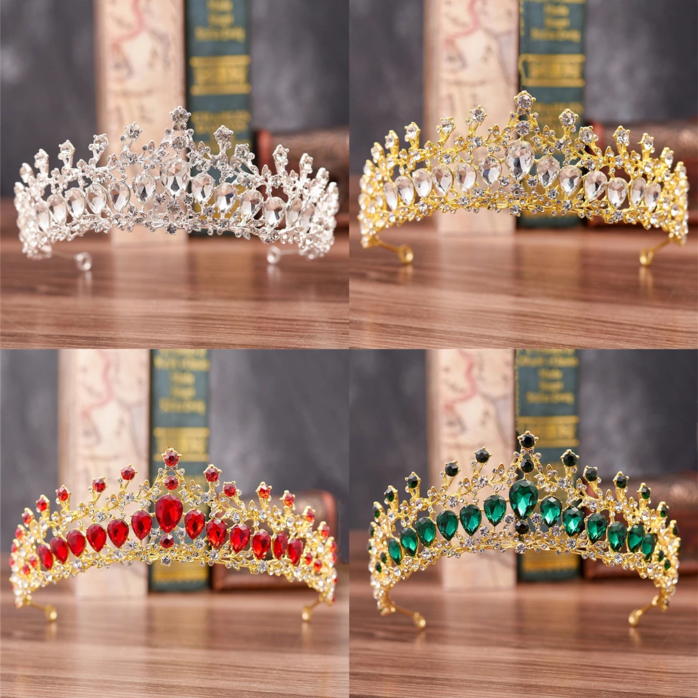 

Wedding Bridal Crown Tiara Crystal Rhinestone Prom Tiaras And Crowns Diadem For Women Bride Wedding Hair Accessories Jewelry
