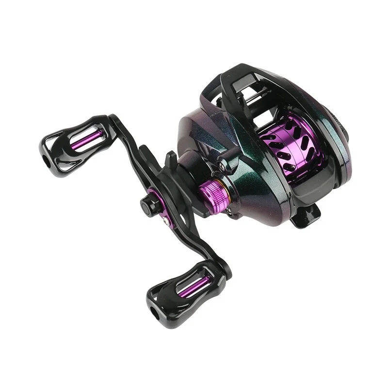 ANTAEUS GBS 5+1BB Baitcasting Reel Metal Spool Fishing Reel 8KG Max Drag 7.2:1 High Speed Gear Ratio Purple brake knob boxed