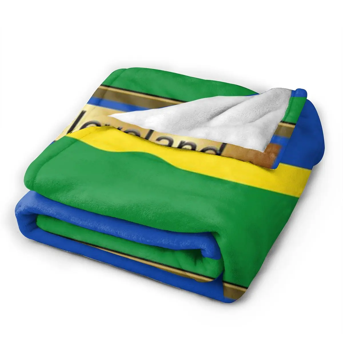 Флисовое одеяло Flevoland с флисовой подкладкой